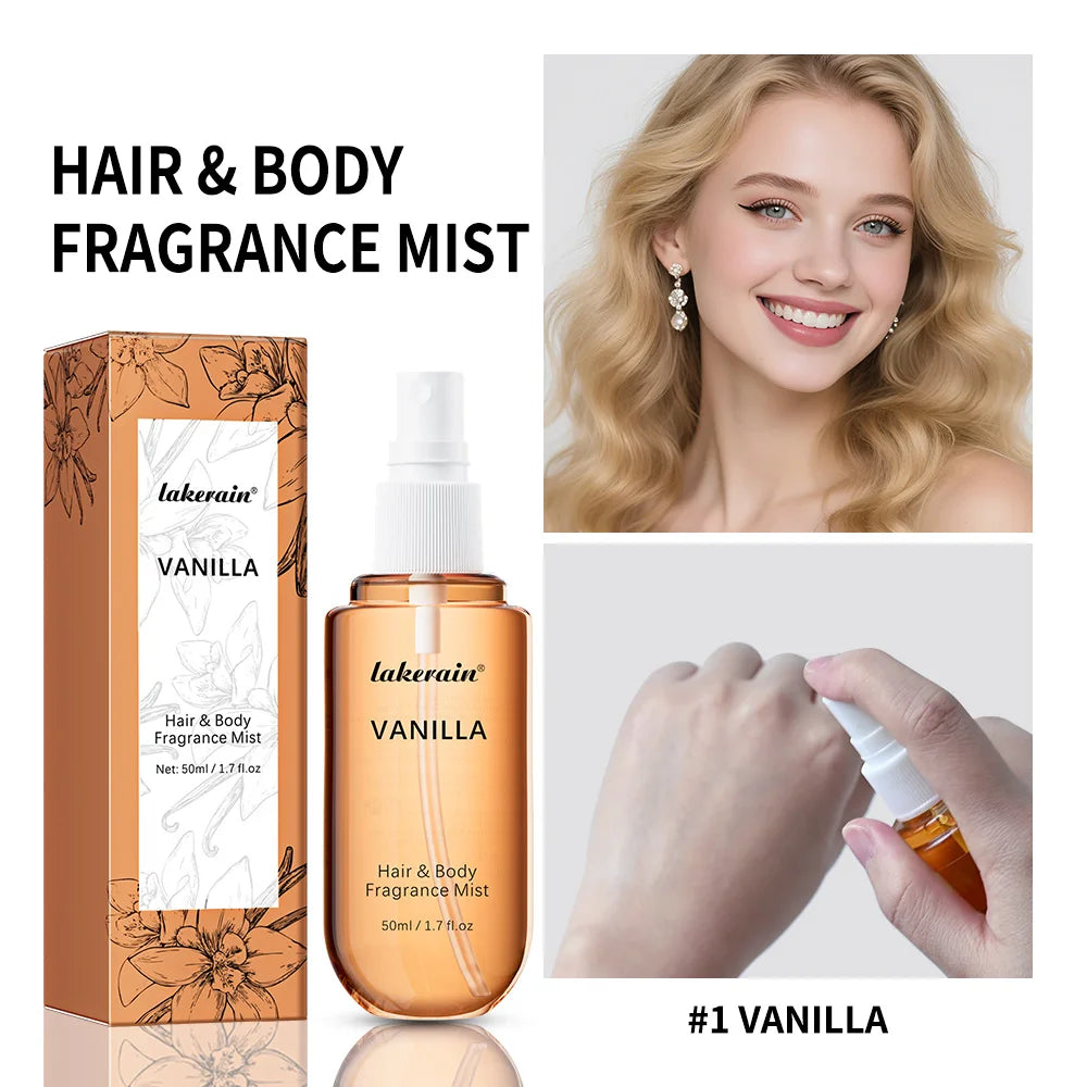 Vanilla Hair & Body Fragrance Mist Spray