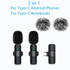 2-in-1 Wireless Clip-On Microphone