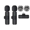 2-in-1 Wireless Clip-On Microphone