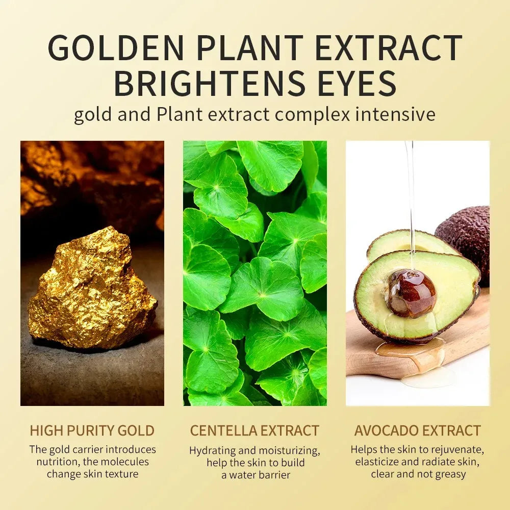 Hydrating Gold & Avocado Eye Patches