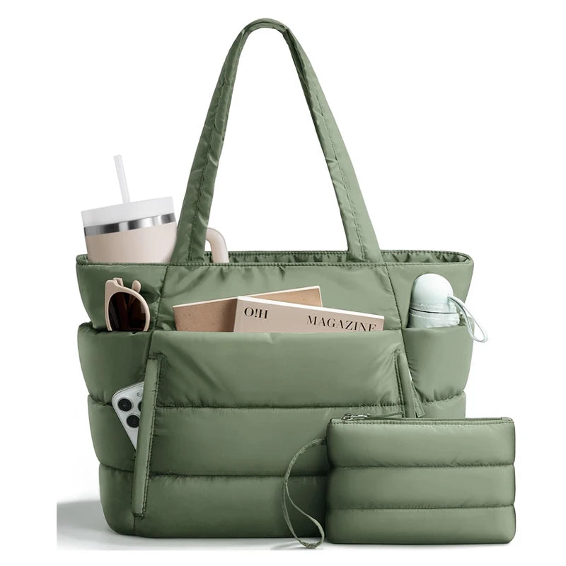 Stylish Puffy Tote Bag
