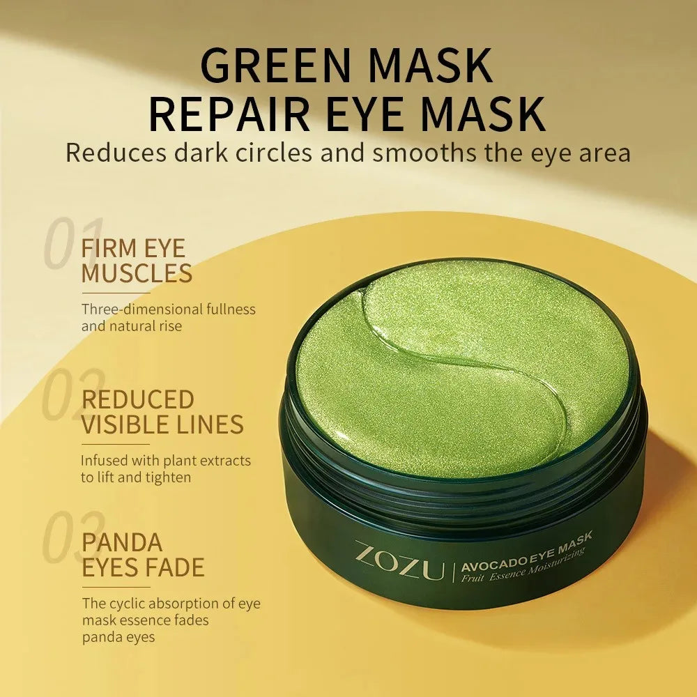 Hydrating Gold & Avocado Eye Patches