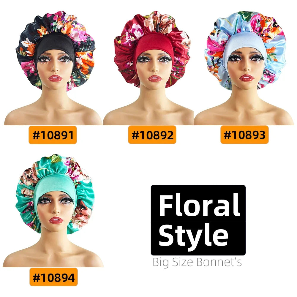 Silky Satin Hair Bonnet